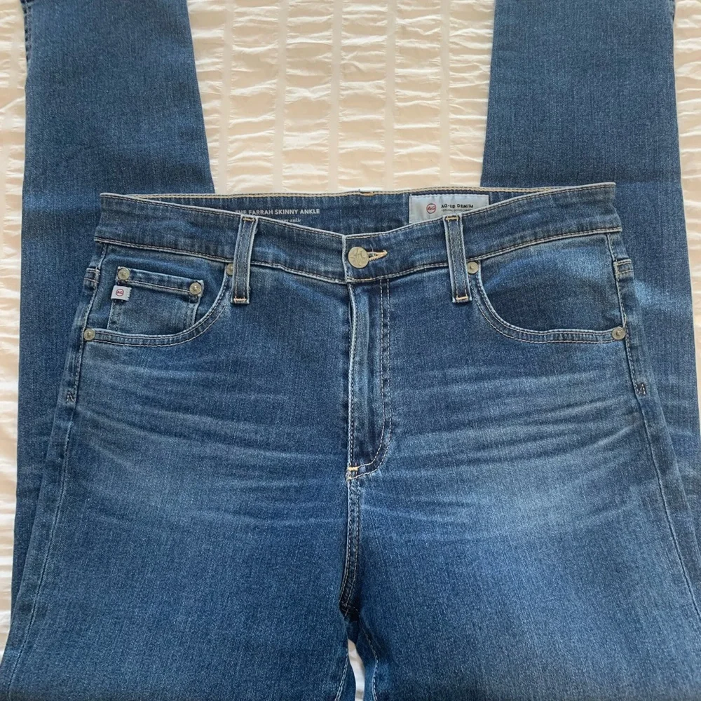Ag Adriano Goldschmied Blue Skinny Jeans